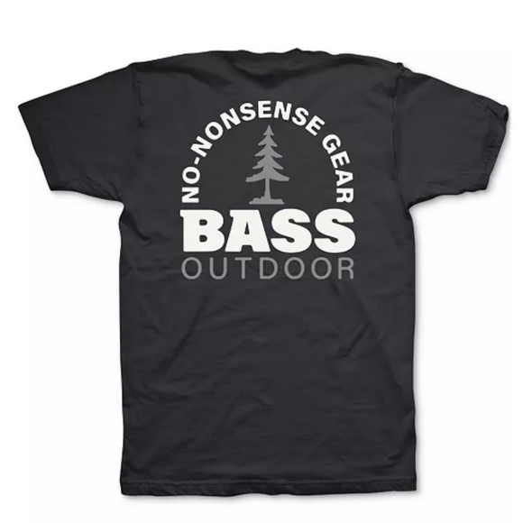 BASS OUTDOOR Men's Chris No-Nonsense Logo Graphic T-Shirt - Picture 1 of 6